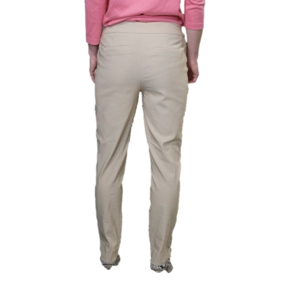 Slim fit pant Tan color shape retention Stretch to the fabric Size 4 CHICO'S - Picture 4 of 13
